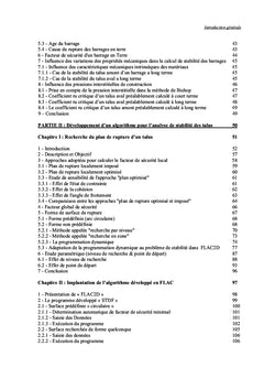 Modélisation des ouvrages en terre