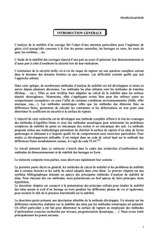 Modélisation des ouvrages en terre
