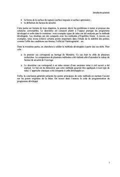 Modélisation des ouvrages en terre