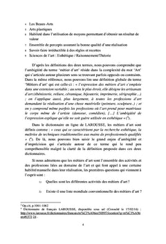 Les matériaux locaux dans les métiers d'art-isanat en Tunisie