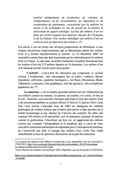Les matériaux locaux dans les métiers d'art-isanat en Tunisie
