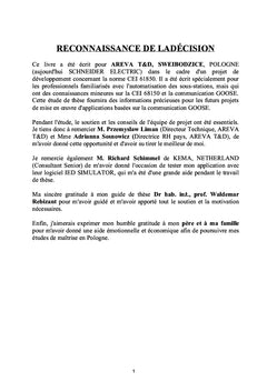 IEC 61850 Communication horizontale Goose et vue d'ensemble