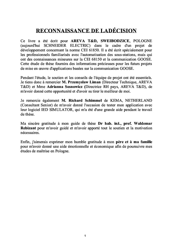 IEC 61850 Communication horizontale Goose et vue d'ensemble