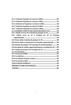 Facteurs Psychosociaux et Pratique du Sport des Femmes Obèses