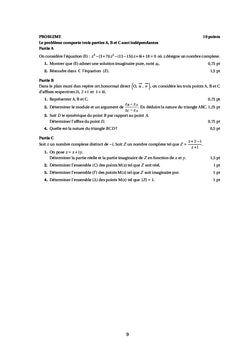 Recueil d'exercices de mathématiques en terminale scientifique