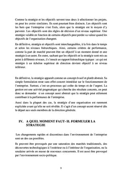 But, Objectif, Stratégie, Décision clé dans l'inconnu des affaires