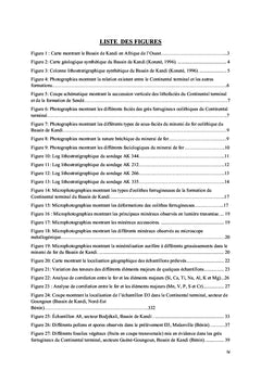 Etude géologique du minerai de fer oolithique du Bassin de Kandi (Nord-Est Bénin)