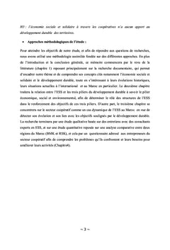 L'Economie Sociale et Solidaire au Maroc