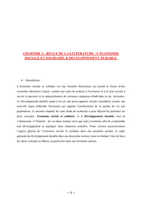 L'Economie Sociale et Solidaire au Maroc