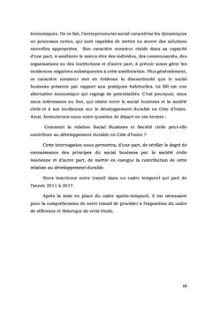Le Social Business et la Société Civile