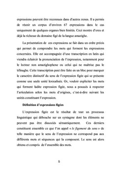 Les expressions figées amazighes propres au corps humain
