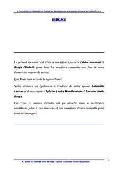 La contribution du football au développement économique et social