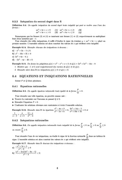 Cours bien élaborés de mathématiques