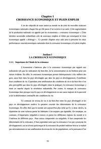 LES PERFORMANCES MACROECONOMIQUES NATIONALES ET L'EMERGENCE DE LA RDC