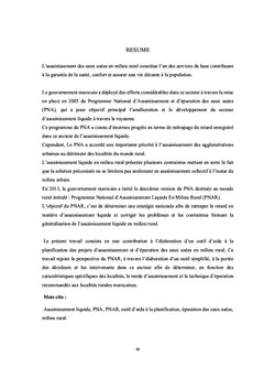 Assainissement et Épuration des Eaux Usées en Milieu Rural au MAROC