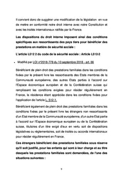 LES ENFANTS DES RESSORTISSANTS DES PAYS TIERS :