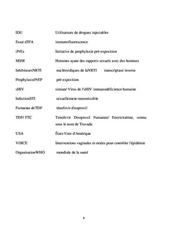 Examen de la prophylaxie pré-exposition (PrEP)