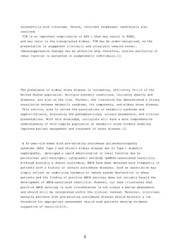 Syndrome de Whitaker (à propos d'une communication brève au CMH Paris)
