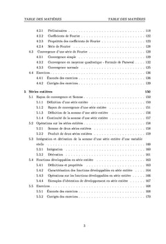 Séries et Intégrales