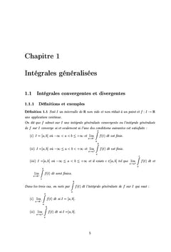 Séries et Intégrales