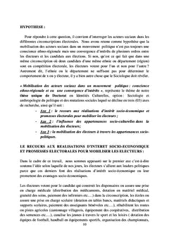 Mobilisation des acteurs sociaux dans un mouvement politique