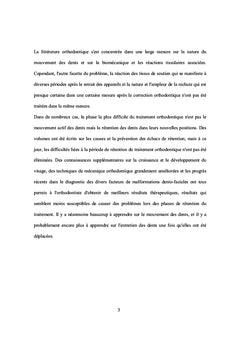 Rétention des rechutes et rétention des patients en orthodontie