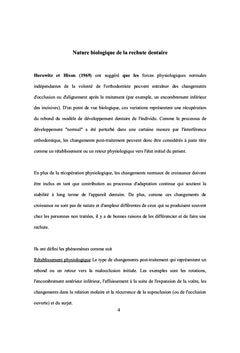 Rétention des rechutes et rétention des patients en orthodontie
