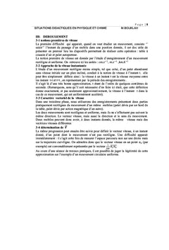 Situations didactiques en sciences physiques