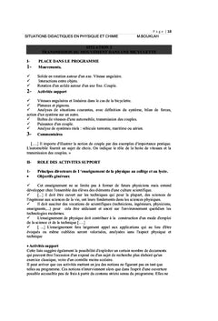 Situations didactiques en sciences physiques