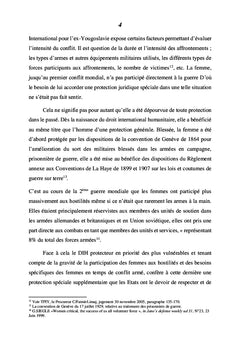 Le DIH et la protection spéciale de la femme