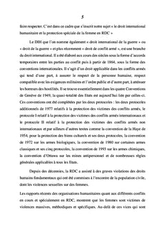 Le DIH et la protection spéciale de la femme