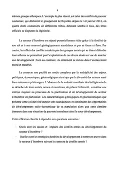 Impact des conflits armEs sur les actions de dEveloppement