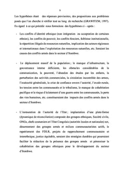 Impact des conflits armEs sur les actions de dEveloppement