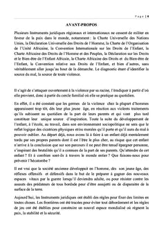 Ne jamais frapper l'enfant