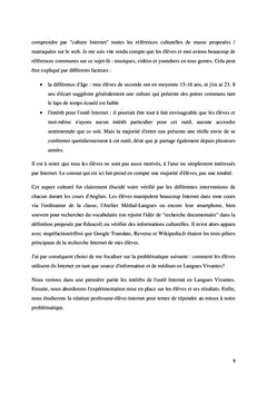 L'internet et les élèves en langues vivantes