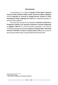 Traditionalisme et record financier des entreprises individuelles