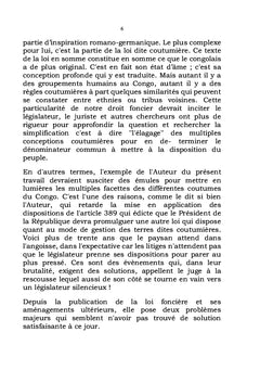 La coutume Nande face à l'évolution du régime foncier congolais