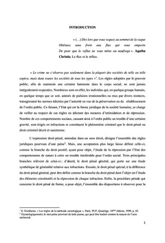 REflexion sur la lEgislation pEnale sEnEgalaise