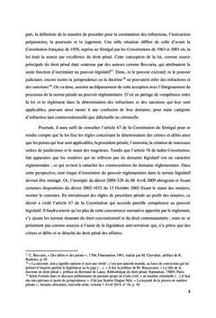 REflexion sur la lEgislation pEnale sEnEgalaise