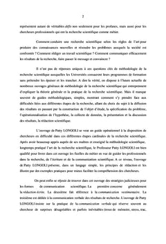 Recherche, rédaction et communication scientifiques