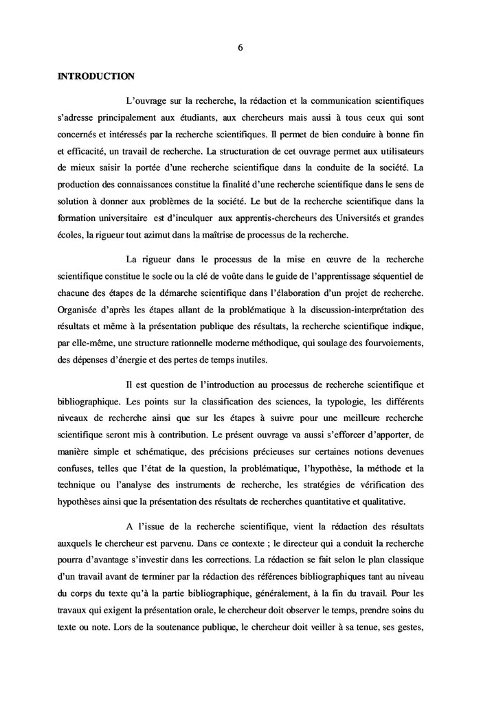 Recherche, rédaction et communication scientifiques