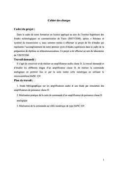 Amplificateur classe D