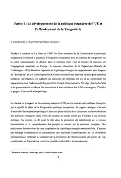 Relations extErieures de l'Union europEenne