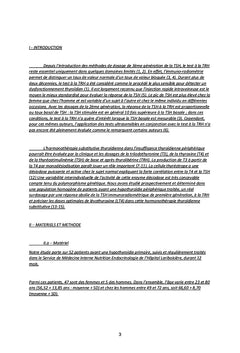 MathEmatique intEgrale d'iode politique TRH Test-TSH IRMA de la Dose