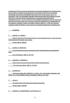 MathEmatique intEgrale d'iode politique TRH Test-TSH IRMA de la Dose