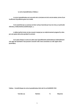 Coma myxoedemateux