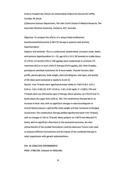 Hypercholesterolemie de l'hypothyroïdie primaire
