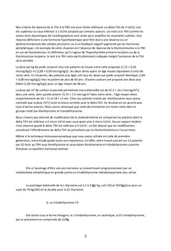 Obésité à Iode/Hypothyroïdie Primaire/Moyens Thérapeutiques