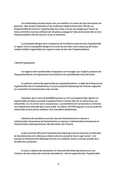 Endocrinopathie extrathyroidienne hypothyroIdienne