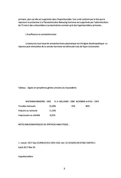 Endocrinopathie extrathyroidienne hypothyroIdienne